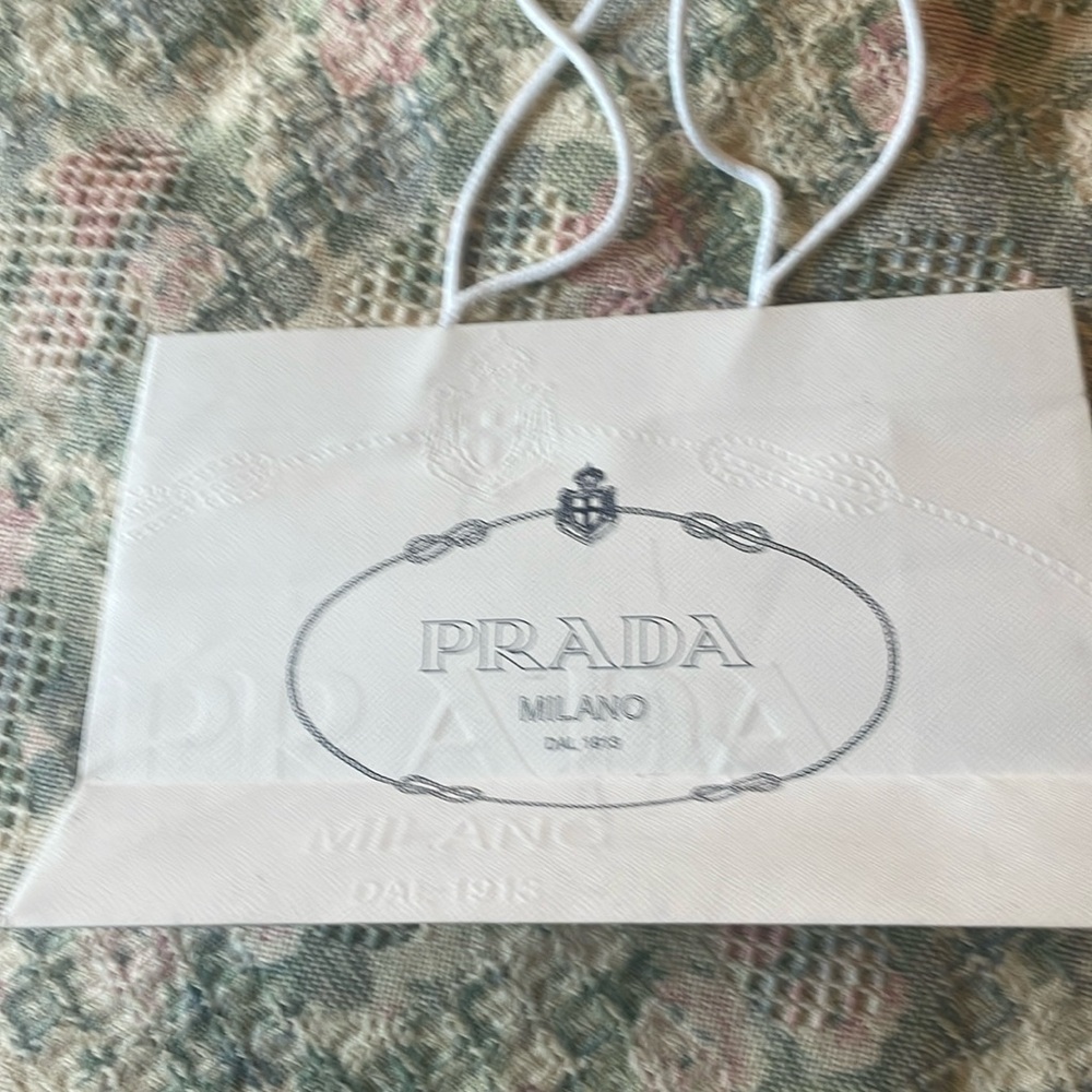 Authentic Prada shopping bag